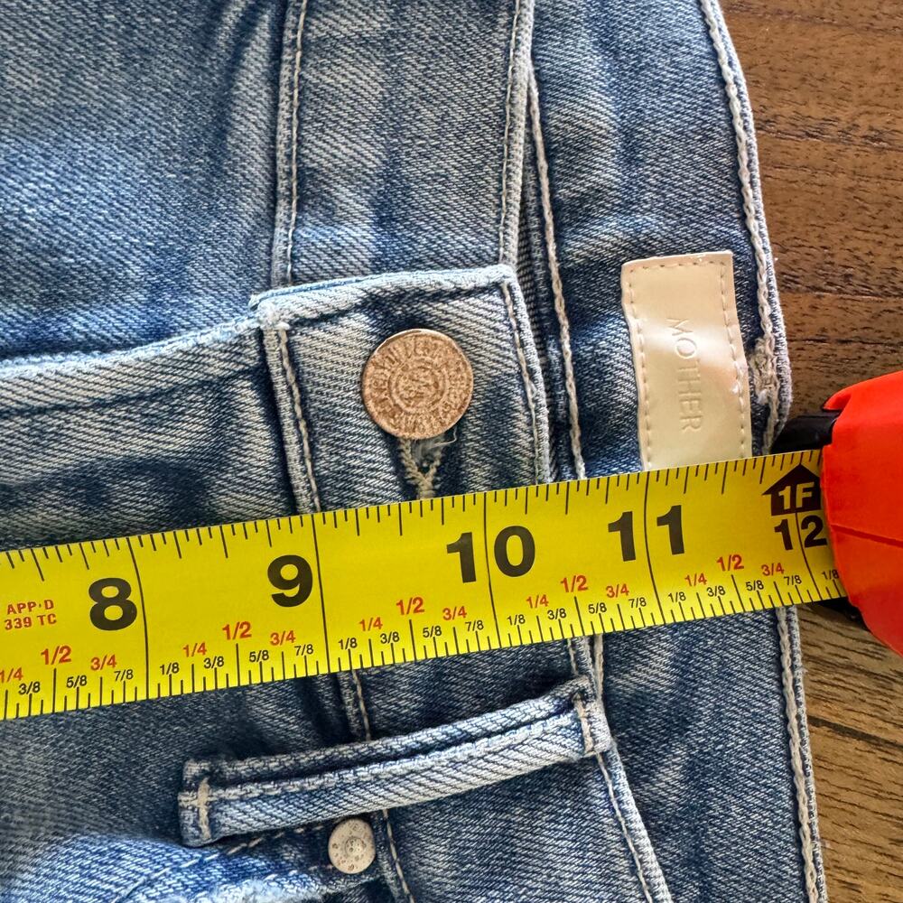 Mother The Insider Crop Step Fray Jeans - Size 27 - Picture 9 of 11